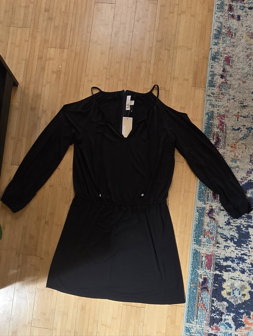 Michael Kors Core of Kors Dress Black Size Large L NWT New With Tags $125 MSRP